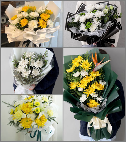 四川绵阳盐亭县黄甸镇白事花束代送